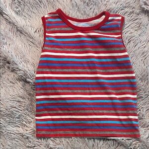 Garanimals Colorful Striped Tank Top - Red, Blue, Gray